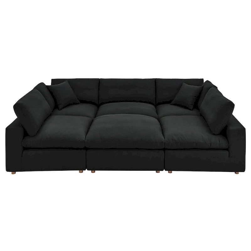 Canapé modulaire extra-épais garni de duvet