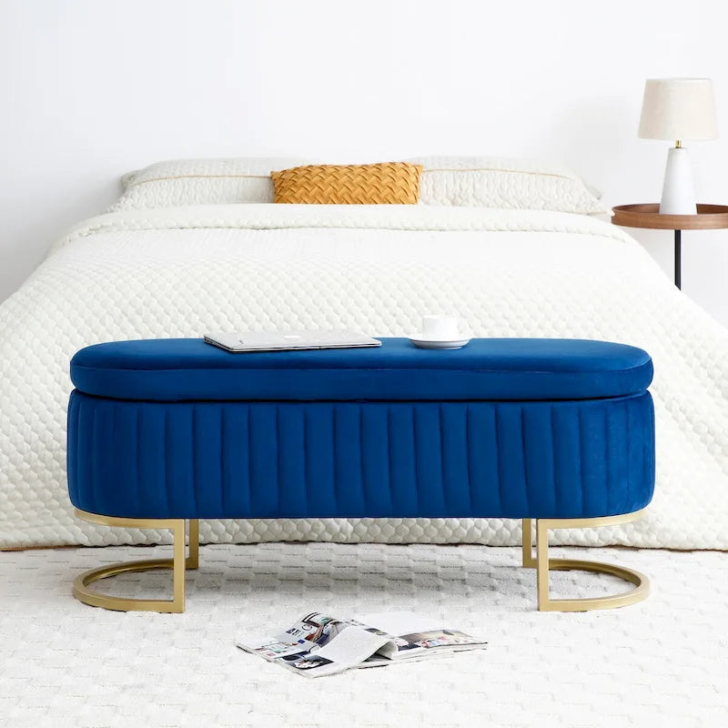Banc de rangement, banc de chambre à coucher