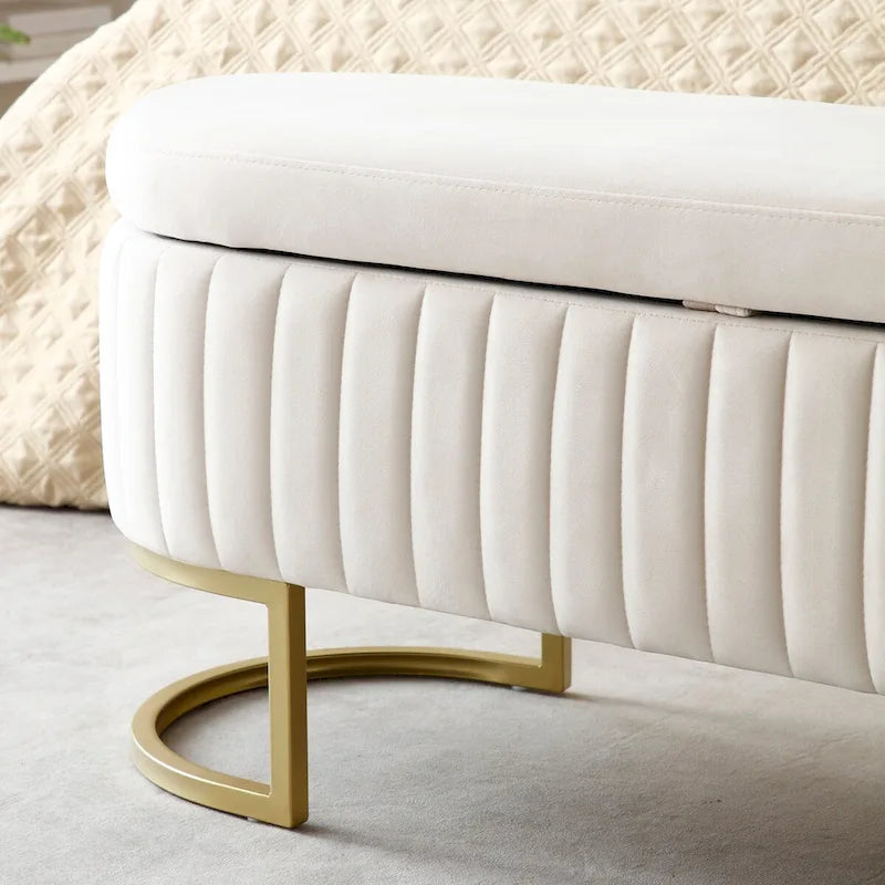 Banc de rangement, banc de chambre à coucher