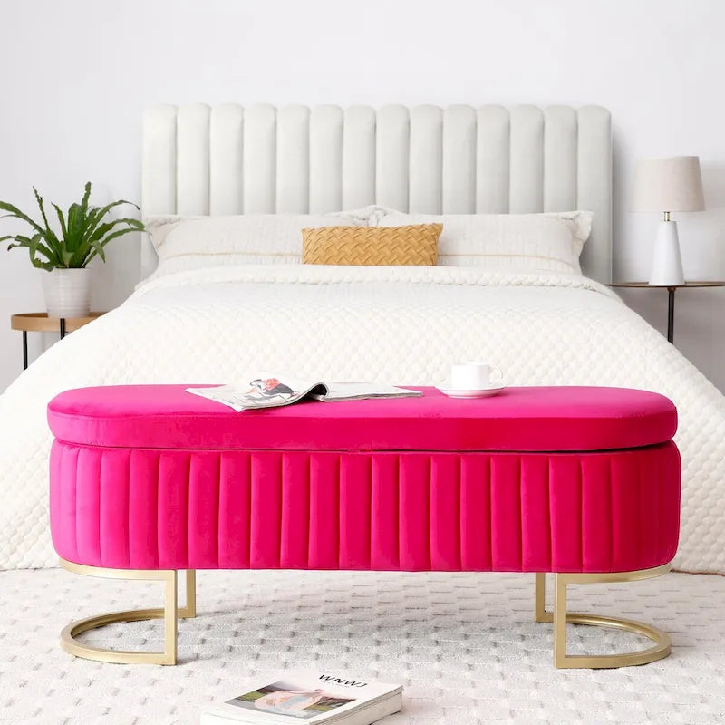 Banc de rangement, banc de chambre à coucher