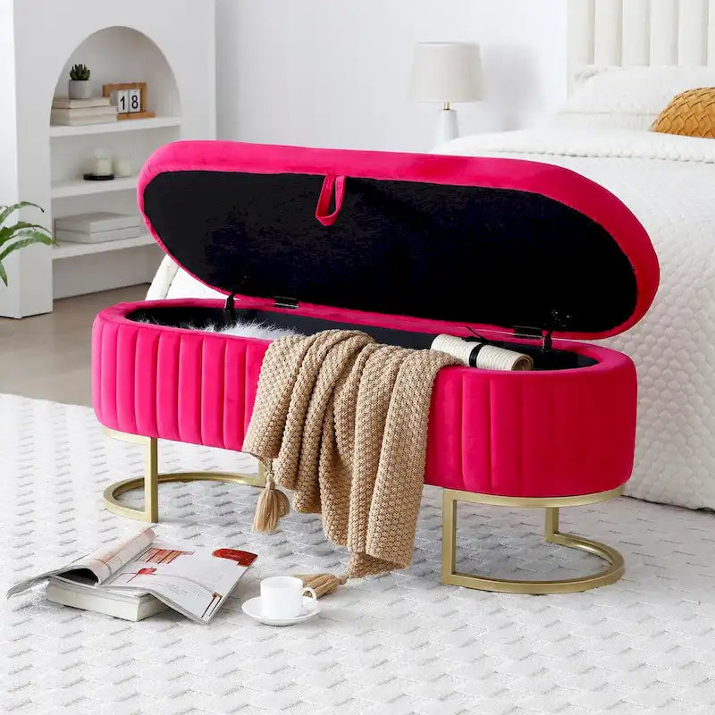 Banc de rangement, banc de chambre à coucher