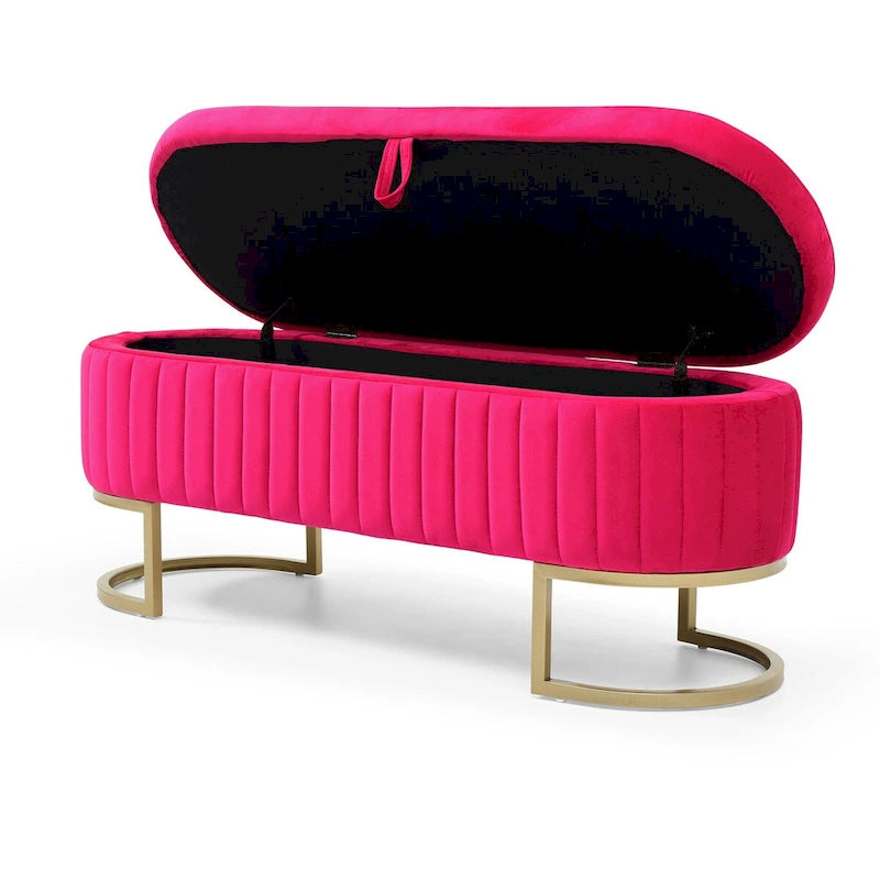 Banc de rangement, banc de chambre à coucher