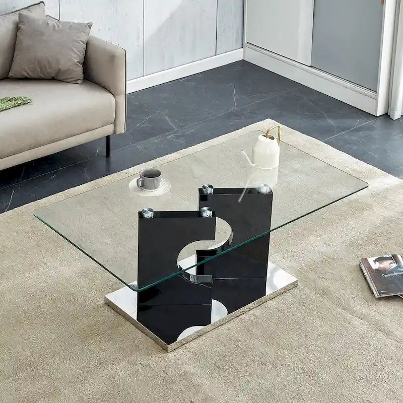 Table à manger rectangulaire moderne et élégante