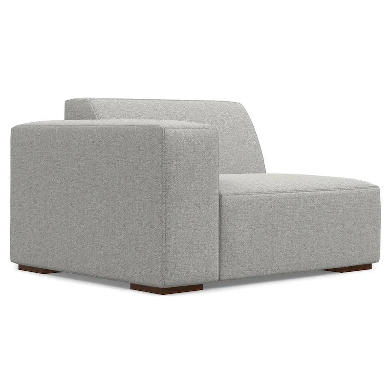 Canapé deux places modulable et pouf