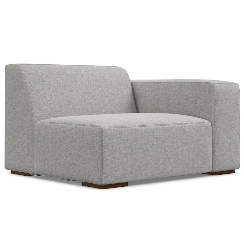 Canapé deux places modulable et pouf