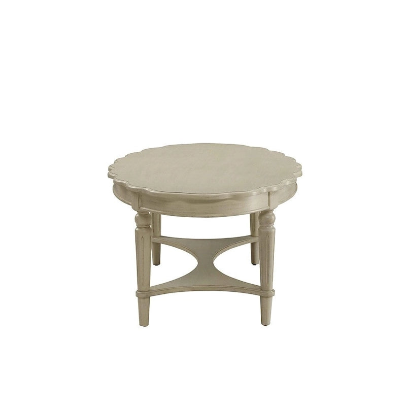 Table basse rétro blanche