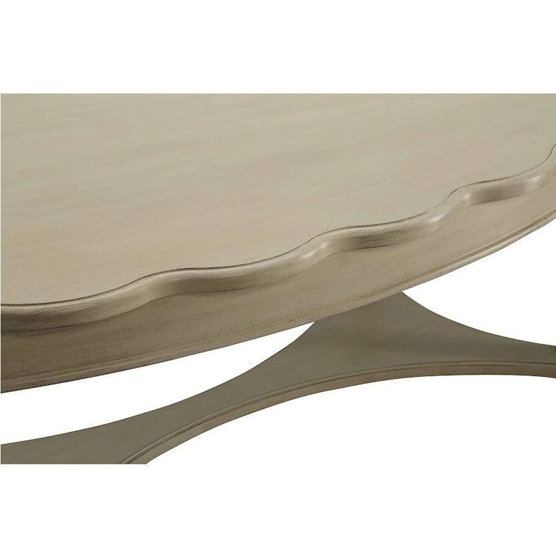 Table basse rétro blanche