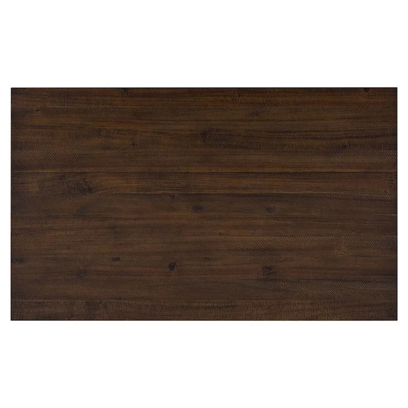Table à manger rectangulaire de style rustique de 60 pouces