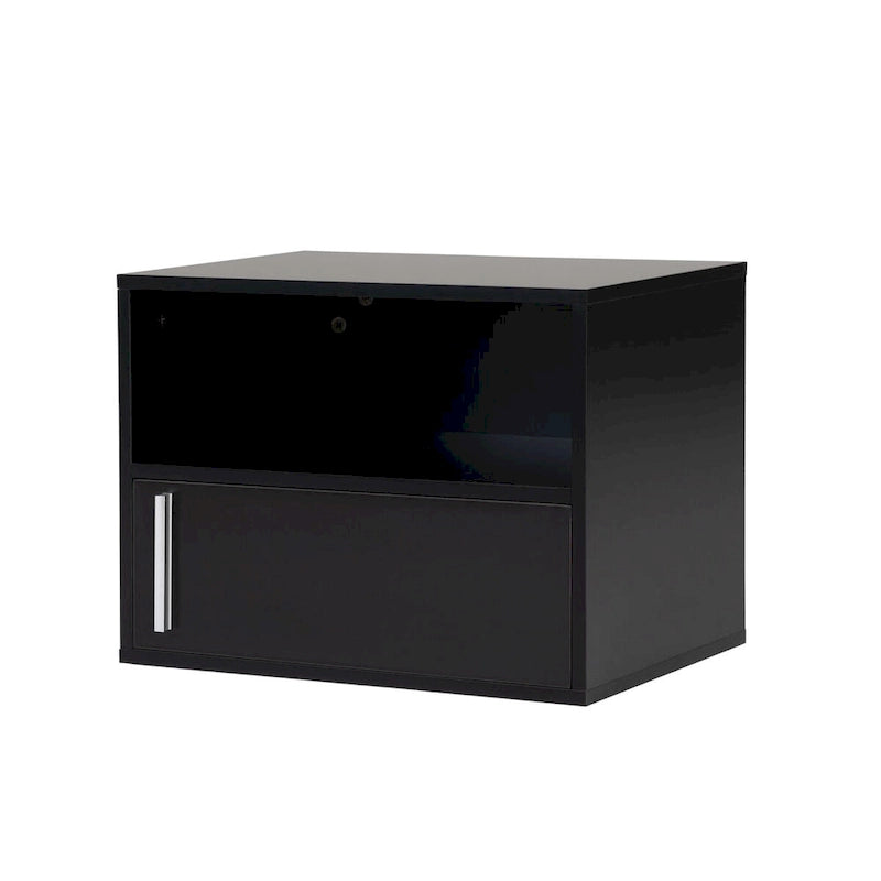 Lot de 2 chevets muraux en bois