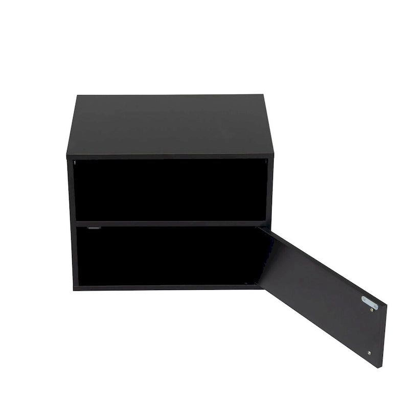 Lot de 2 chevets muraux en bois