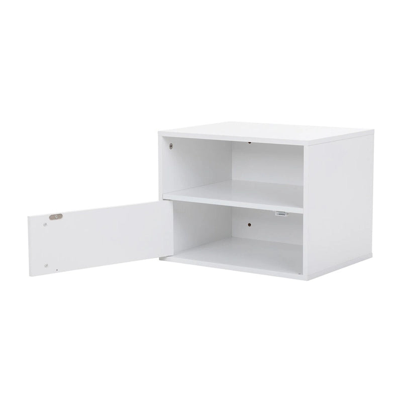 Lot de 2 chevets muraux en bois