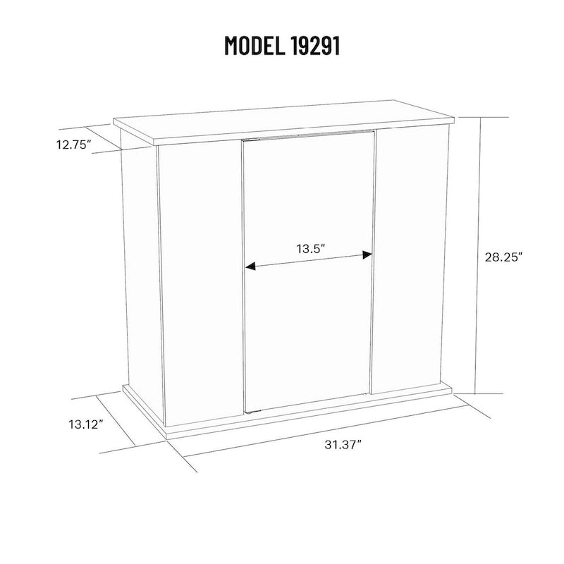 Meuble pour aquarium avec rangement intégré