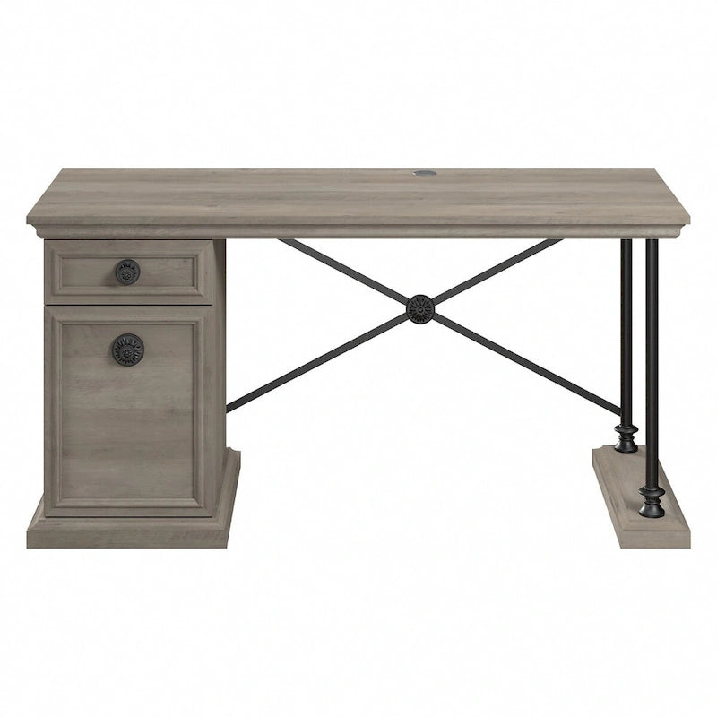 Bureau de direction design de 152 cm avec rangement