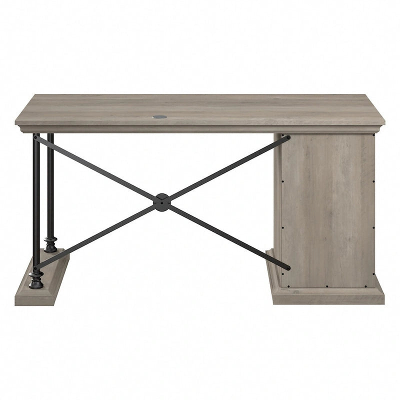 Bureau de direction design de 152 cm avec rangement