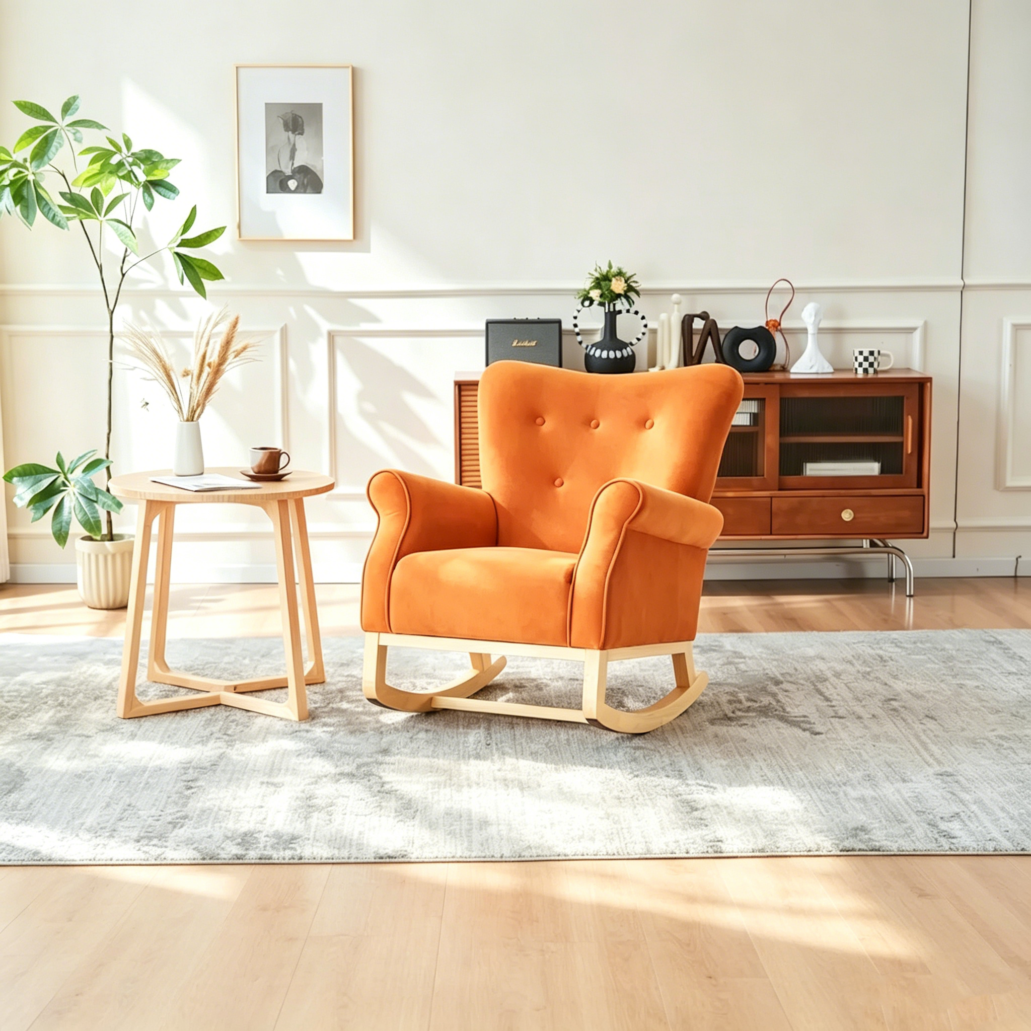 Fauteuil de salon rembourré